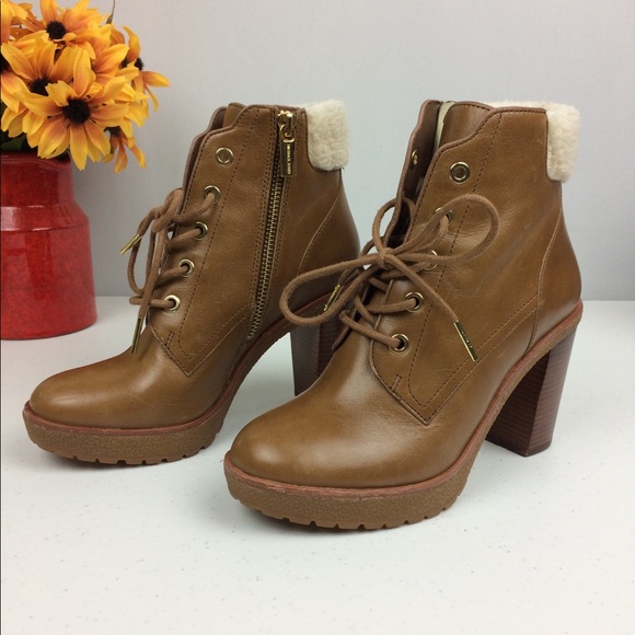michael kors kim lace up bootie